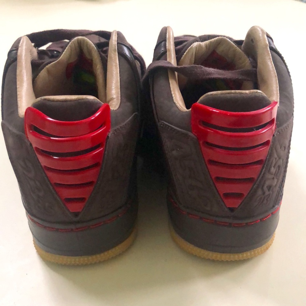 Air Jordan Fusion 20 Low LS Brown Leather Sz 11.5 - Picture 8 of 16